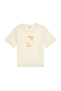 US Polo Assn. Boys' Cream comfort Crew Neck T-Shirt - Image 2