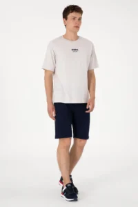 US Polo Assn. Men comfort Fit Crew Neck Light Gray T-Shirt - Image 4