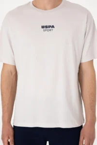 US Polo Assn. Men comfort Fit Crew Neck Light Gray T-Shirt - Image 6