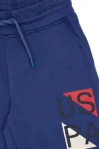 US Polo Assn. Boys' Light Navy Knitting Shorts - Image 3