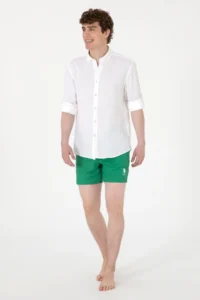 US Polo Assn. Men Green Swim Shorts - Image 3