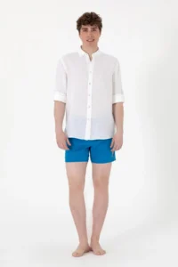 US Polo Assn. Men Cobalt Blue Swim Shorts