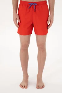 US Polo Assn. Men Red Swim Shorts - Image 2