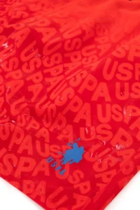 US Polo Assn. Men Red Swim Shorts - Image 7