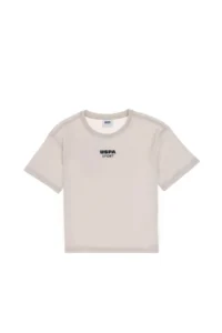 US Polo Assn. Boys' Light Gray comfort Crew Neck T-Shirt - Image 2