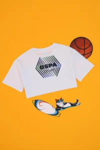 US Polo Assn. Boys' White comfort Crew Neck T-Shirt
