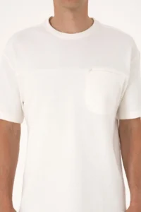 US Polo Assn. Men comfort Fit Cream Crew Neck T-Shirt - Image 6