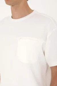 US Polo Assn. Men comfort Fit Cream Crew Neck T-Shirt - Image 7