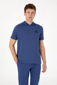 US Polo Assn. Men Regular Fit Crew Neck Light Navy T-Shirt