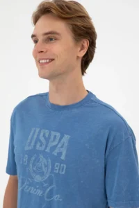US Polo Assn. Men Indigo T-Shirt - Image 2