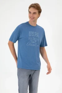 US Polo Assn. Men Indigo T-Shirt - Image 3
