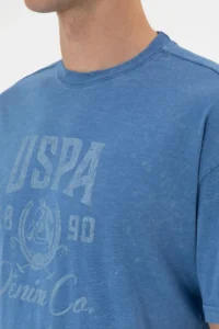US Polo Assn. Men Indigo T-Shirt - Image 7