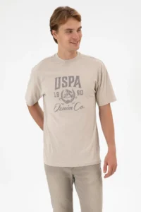 US Polo Assn. Men Stone T-Shirt - Image 3