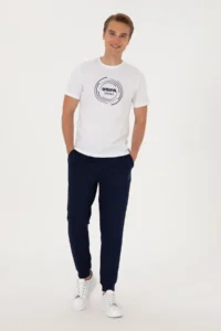 US Polo Assn. Men Navy Blue Sweatpants