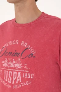 US Polo Assn. Men comfort Fit Cherry Crew Neck T-Shirt - Image 7