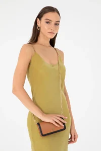 Pierre Cardin Tan Crossbody Bag