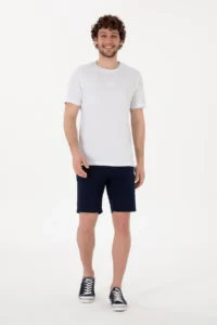 US Polo Assn. Men Regular Fit Crew Neck White T-Shirt - Image 4