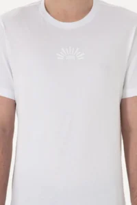 US Polo Assn. Men Regular Fit Crew Neck White T-Shirt - Image 6