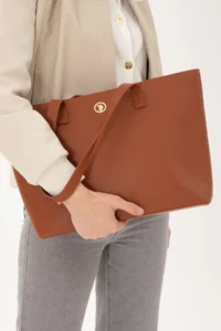 US Polo Assn. Women Tan Tote Bag - Image 2