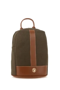 US Polo Assn. Women Khaki Kanvas Backpack - Image 4