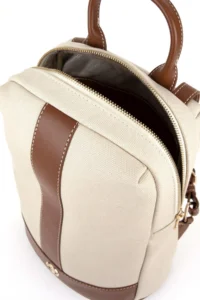 US Polo Assn. Women Cream Kanvas Backpack - Image 6