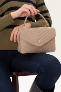 US Polo Assn. Women Mink Zincir Sleeveless Tote Bag - Image 2