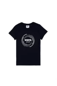 US Polo Assn. Boys' Navy Blue Crew Neck T-Shirt