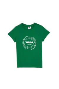 US Polo Assn. Boys' Green Crew Neck T-Shirt