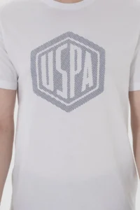 US Polo Assn. Men Regular Fit Crew Neck White T-Shirt - Image 6