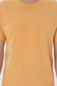 US Polo Shirt Assn. Men Regular Fit Crew Neck Orange T-Shirt - Image 6