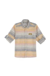 US Polo Assn. Boys' Beige Long Sleeve Shirt