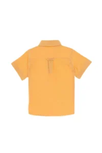 US Polo Shirt Assn. Boys' Orange Knitting Shirt - Image 2