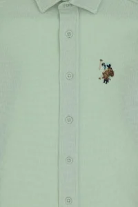 US Polo Assn. Boys' Water Green Knitting Shirt - Image 3