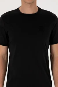 US Polo Assn. Men Regular Fit Black Crew Neck T-Shirt - Image 6