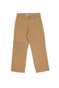 US Polo Assn. Girls' Camel Cargo Kanvas Pants