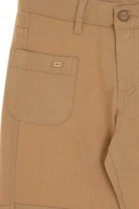US Polo Assn. Girls' Camel Cargo Kanvas Pants - Image 3