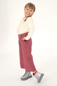 US Polo Assn. Girls' Dusty Rose Kanvas Pants