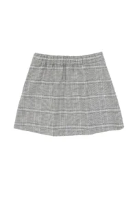 US Polo Assn. Girls' Gray Plaid pleated Weaving Skirt - Image 4