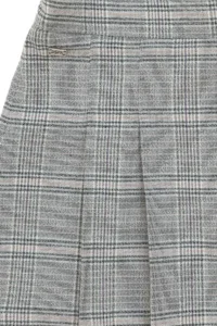 US Polo Assn. Girls' Gray Plaid pleated Weaving Skirt - Image 5