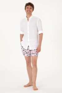 US Polo Assn. Men Light Pink Swim Shorts