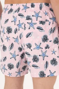 US Polo Assn. Men Light Pink Swim Shorts - Image 4