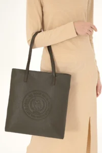 US Polo Assn. Women Khaki Tote Bag - Image 2