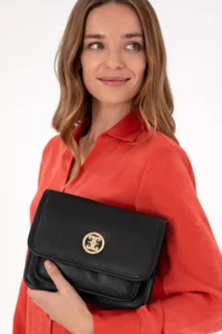 Pierre Cardin Black Shoulder Bag - Image 2