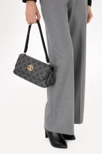 Pierre Cardin Black Shoulder Bag - Image 2