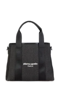 Pierre Cardin Black Canvas Bag - Image 3