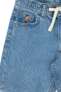 US Polo Assn. Boys' Blue Jeans Shorts - Image 4