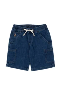 US Polo Assn. Boys' Blue Jeans Shorts - Image 2