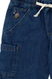 US Polo Assn. Boys' Blue Jeans Shorts - Image 4