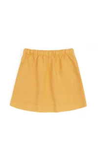 US Polo Shirt Assn. Girls' Orange Linen Blended Weaving Skirt - Image 5