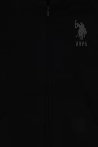 US Polo Assn. Boys' Black Basic Sweatshirt - Image 3